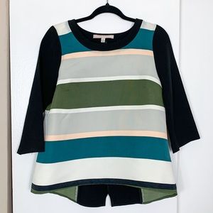 Troubadour Striped Blouse